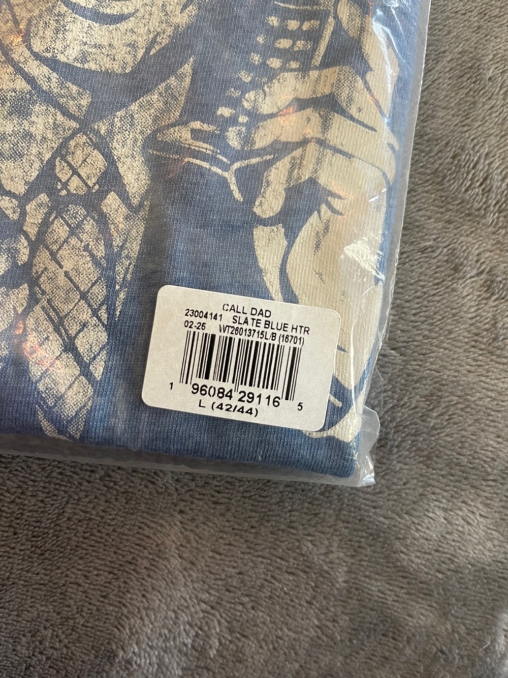 If at first, you don’t succeed call dad vintage blue graphic T-shirt nwt - Picture 8 of 8